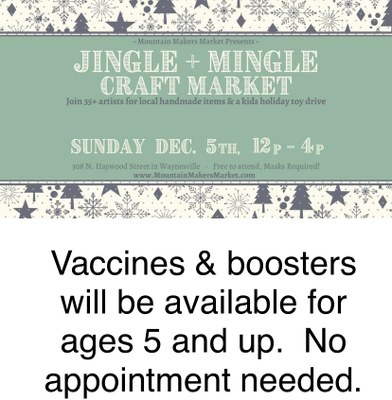 Craft Market/Vacc Clinic 12-5-21
