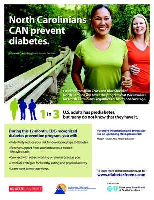 Diabetes Prevention Flyer-BCBS Grant