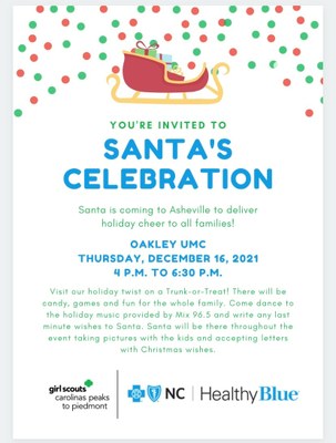 Santa celebration event